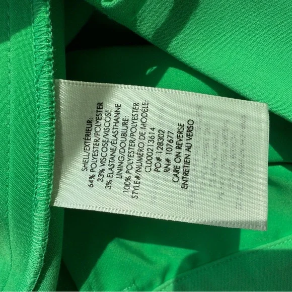 NWOT! Alice + Olivia Green Pleated Shorts - Picture 4 of 4